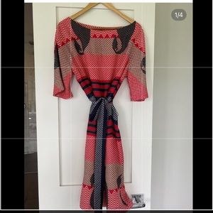 Tory Burch belted silk dress